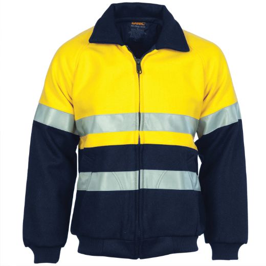 Picture of HiVis Two Tone Bluey Bomb er Jacket with CSR R/Tape